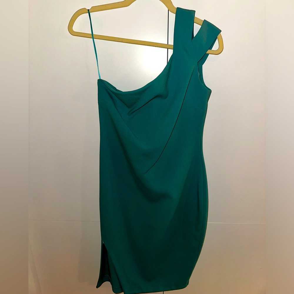 Likely - fitted one shoulder dress